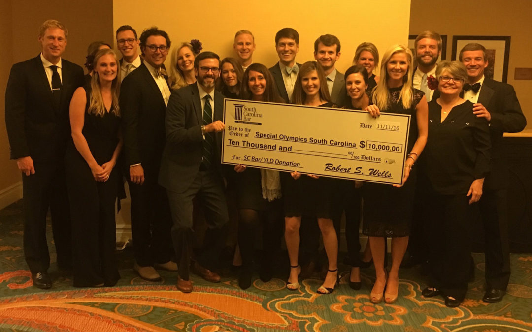 SC Bar YLD Annual Donation Presented to Special Olympics South Carolina