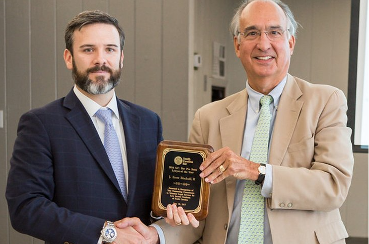 South Carolina Bar recognizes J. Scott Bischoff II with Pro Bono Award
